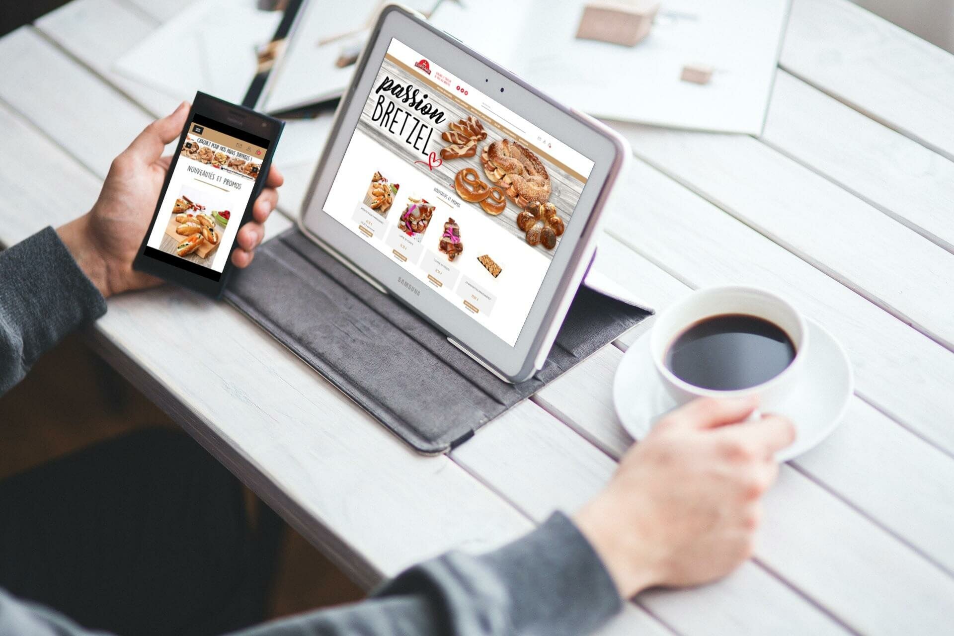 Création de site Web e-commerce par l'agence Web Krysalidesign pour Burgard