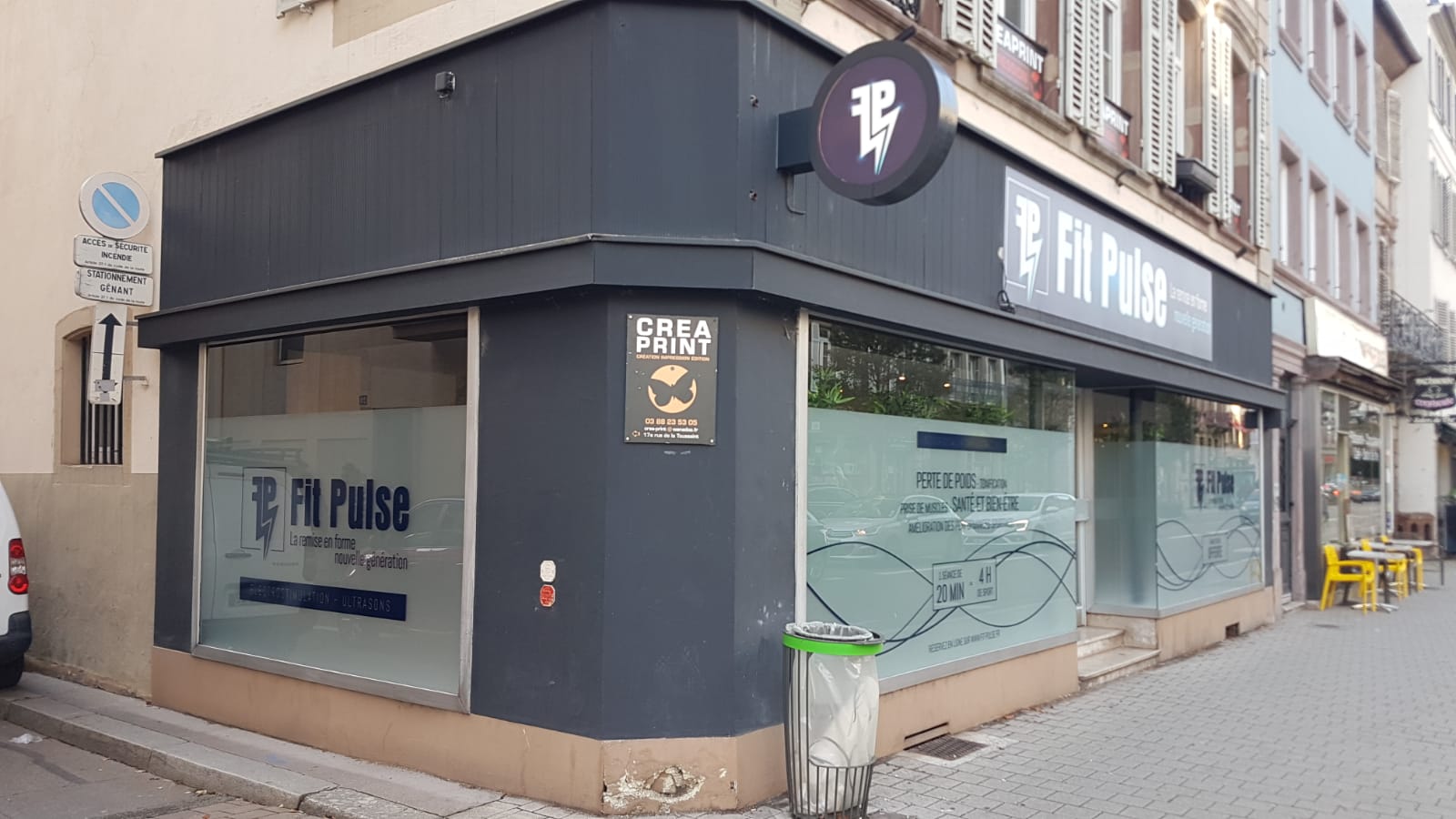 Signalétique extérieure pour Fit Pulse
