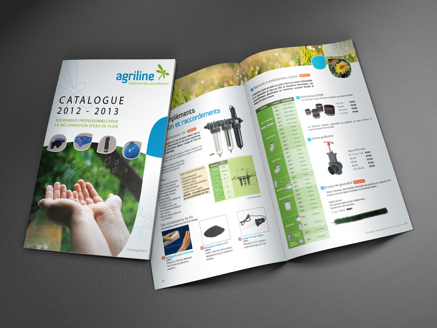 Création de catalogue pour Agriline